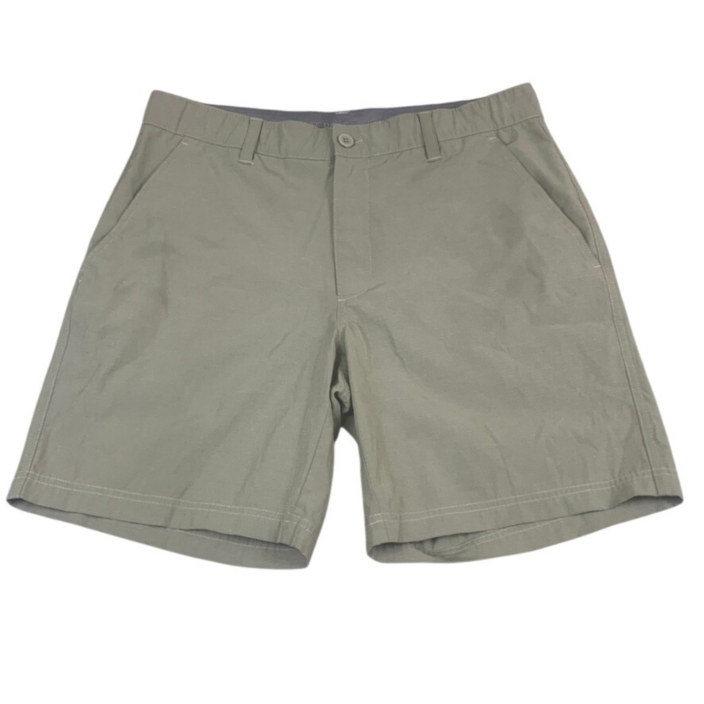 Swannies Golf Shorts Mens‎ 34 Olive Green Performance Stretch Flat Front
